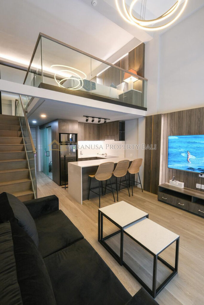 🏡 ASTER Apartment – 1 Bedroom Loft Type in Canggu, Fully Furnished