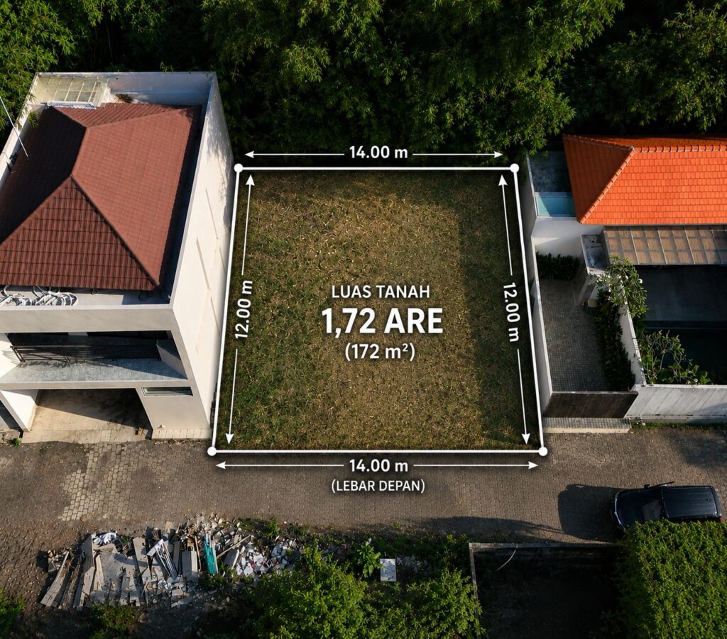 🏡 1.72-Are Freehold Land in Jl. Langui Kauh – Ideal for a Private Villa or Investment